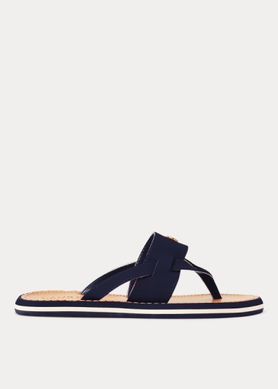 Sandalias Ralph Lauren Mujer Azul Marino - Rosalind - BPLAU7439